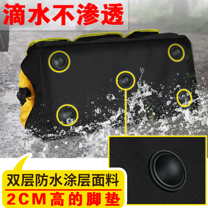 Kit de herramientas eléctricas multifuncional de reparación lona grande fuerte y duradero bolsa de herramientas de lona portátil