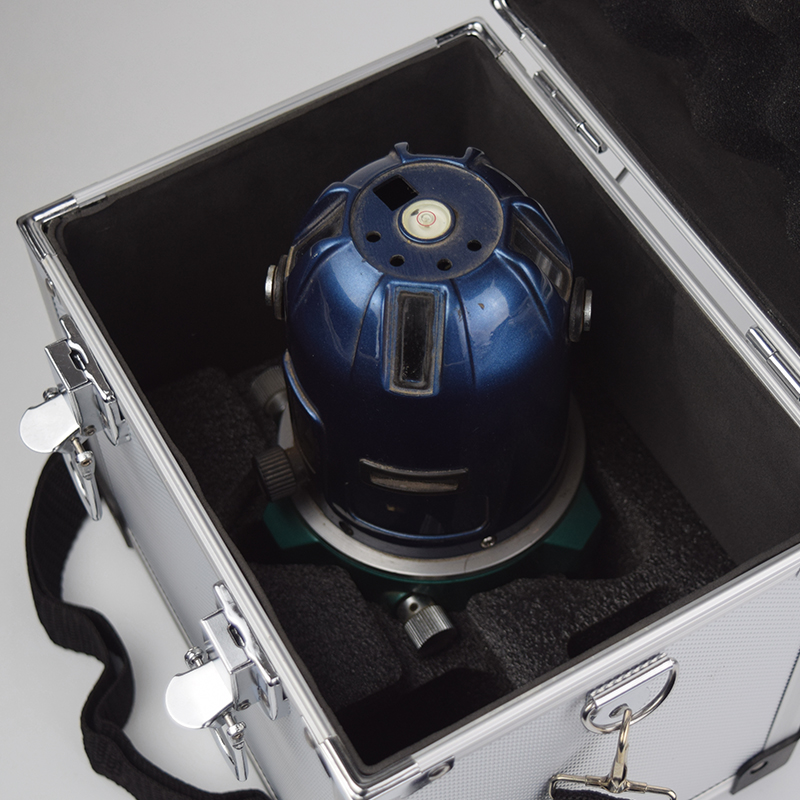 Caja de nivel de almacenamiento de correa, herramienta de láser verde, caja universal, medidor de línea infrarroja, marco de aluminio, maleta de hardware