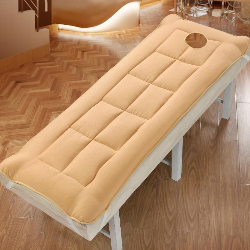 美容院床垫床褥保护垫推拿按摩美容床垫褥子防滑加厚保暖带洞垫被