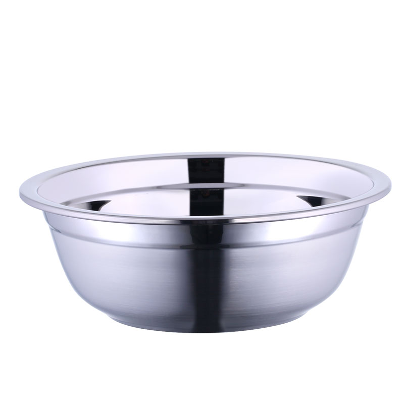 Thickened and deepened 304 stainless steel basin round home soup pot…