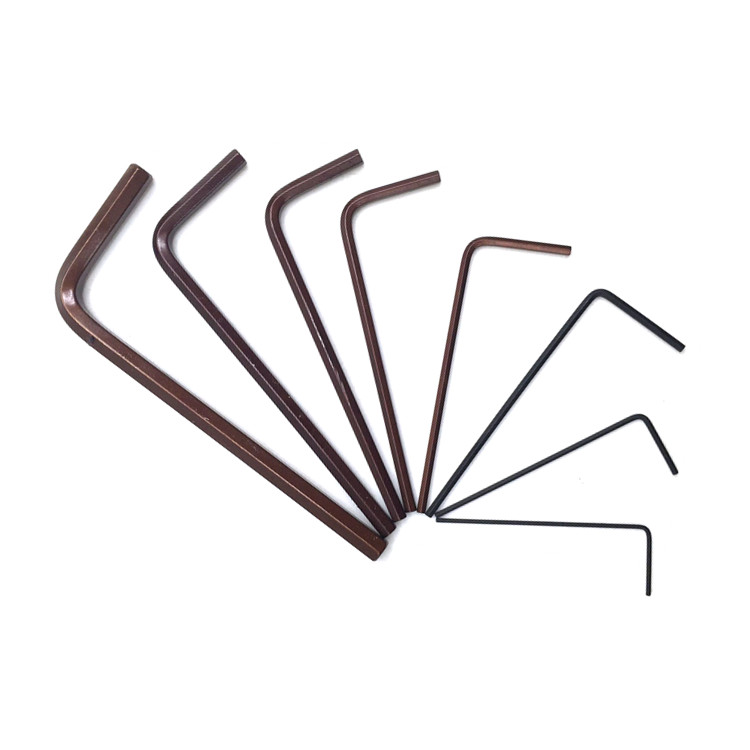 Llave hexagonal Llave pequeña en miniatura individual 0.7/0.9/1.27 2.5 3 4.5mm Hexagonal corto