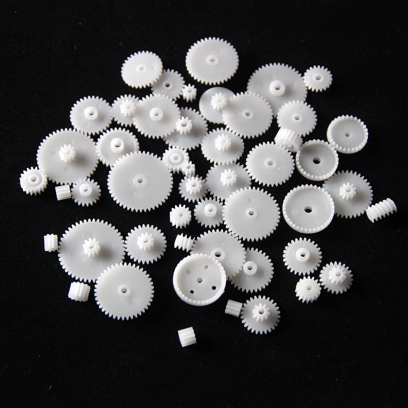 Пластиковые зубчатые мешки игрушки Пластиковые зубчатые колеса 05 Модульные редукторы DIY мотор трансмиссия модель