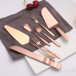 Stainless Steel Toothed Cake Shovel Triangular Pizza Shovel Baking Knife Cheese Cutter Kitchen Gadgets
