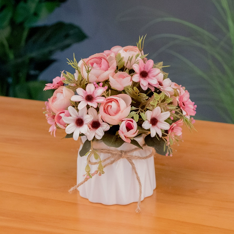 Nordic simulation flower decorative flower decorative flower room fake flowers fake flower plastic flower dining table flower bionic bionic flower bleaching flowers
