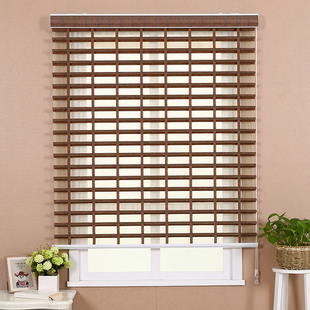 Ll Soft Gauze Roller Blind Ladder with Shangri-La Curtain Study Blinds Without Punching Guest Restaurant Bedroom Waterproof Sunshade Office