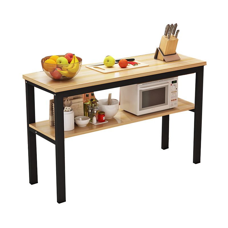 Factory Ready Stock, Quick Delivery, Kitchen Floor-Standing Storage Rack, Multi-Functional Simple Cooking and Chopping Table, Multi-Layer Sideboard 5