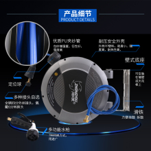 洗车自动伸缩卷管器高压水水管绕管器水鼓水管收纳架 自动卷享怡