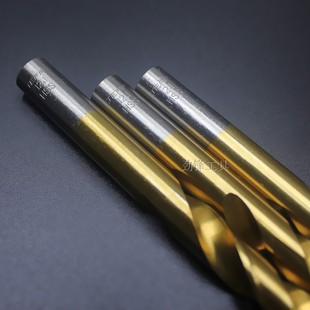 Titanium-Coated Straight Handle Twist Drill Bit High-Speed Steel Stainless Steel Drill Bit 12-12.5-13-13.5-14-14.5