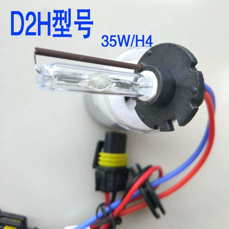 Ксеноновая лампа автомобиля ближнего и дальнего света HID фар линзы H1 H4 D2H прямой пузырь 35W 55W кварц