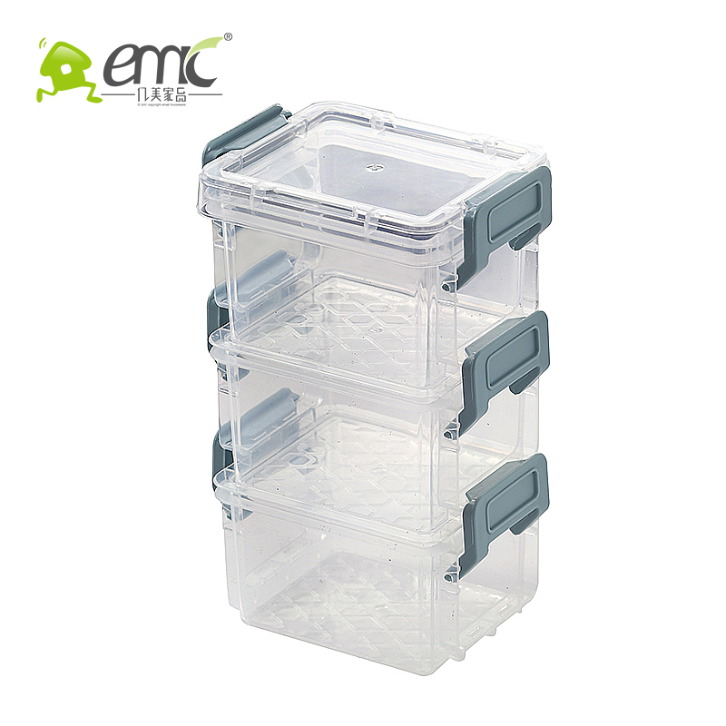 Plastic transparent storage box