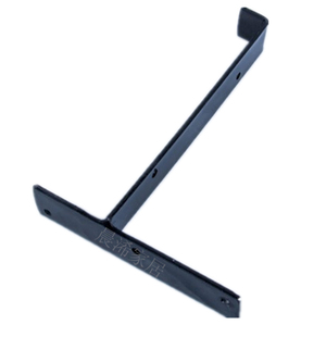 Ft Wall Bookshelf Partition Rack Storage Tripod Iron One-word Load-bearing T-shaped Bracket Laminate Fixed Support Bracket