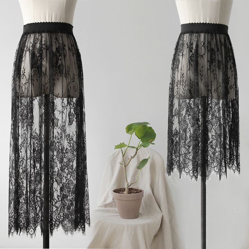 Lace brand long summer cheongsam
