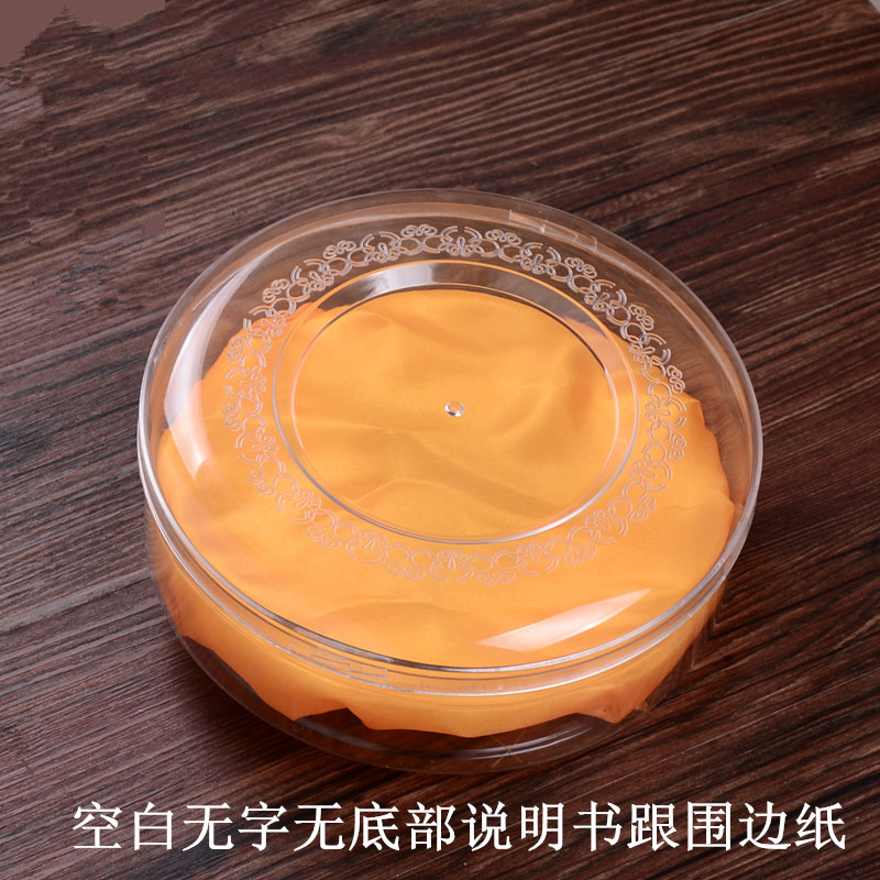 Caja completa de nido de pájaros Caja interna de plástico Caja de regalo de nido de pájaros Caja redonda transparente Caja de forro de nido de pájaros