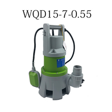 君禾全自动潜水泵WQD15-7-0.55P101塑料污水泵大流量抽水泵海迪卡