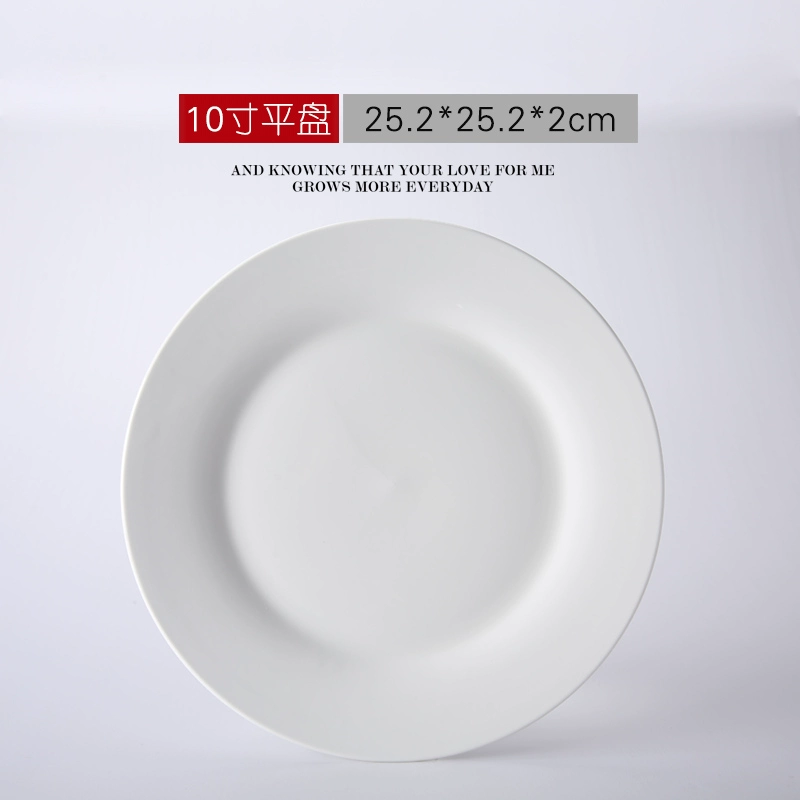 Ceramic tableware for hotel, set, 4 piece set