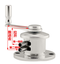 ll阳台双杆升降晾衣架手摇器升降衣架配件晒衣架手摇器摇把通
