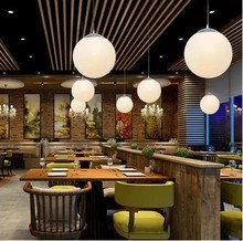 简约单头亚克力球形吊灯不碎球商场 工程幼儿园 服装店装饰泡泡灯
