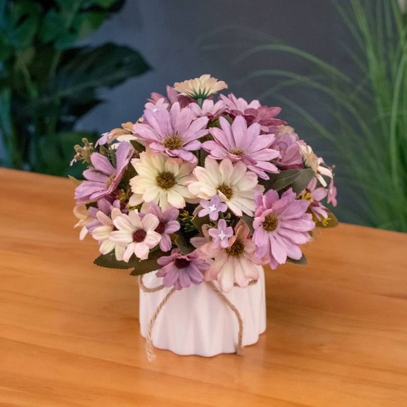 Nordic simulation flower decorative flower decorative flower room fake flowers fake flower plastic flower dining table flower bionic bionic flower bleaching flowers