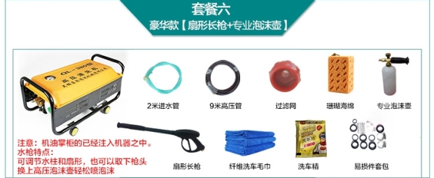 Portable car washer high pressure 220v car brush water pump artifact washer water gun household tools black cat car washer
