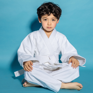 Judo Uniforms Thickened Standard Men's and Women's Wholesale Judo Clothing Novice Children Adult Blue and White Competition Clothes Hot Sale