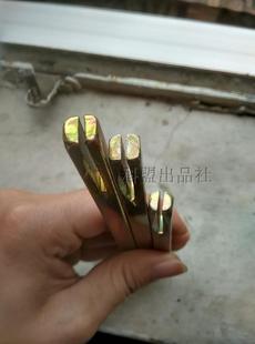Door Lock Lock Slit Square Bar Fixed Handle Square Rod 7*7 Iron Bar Square Steel 8*8*140/130/100 Accessories