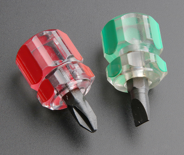 Herramientas de instalación de barrera para reparación de interiores de automóviles destornillador mini ultra corto tipo Z destornillador de cabeza de rábano cruz