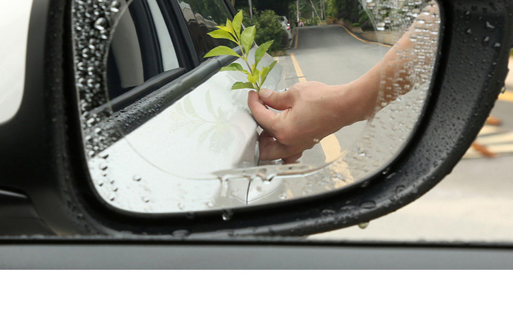 Car rearview mirror anti-rain and anti-fog film, car side window reflector water-repellent waterproof rain-removing hydrophobic film