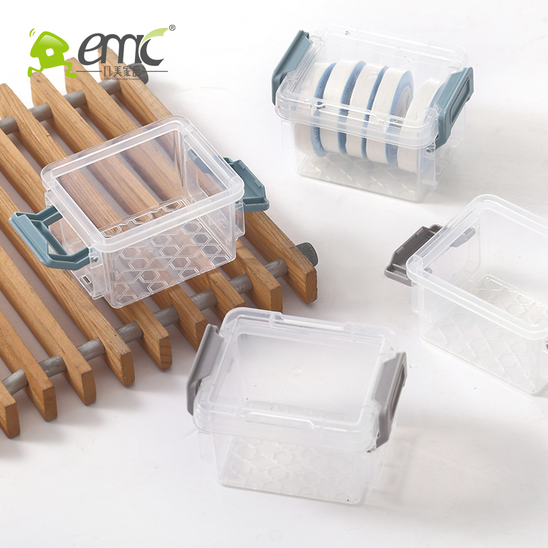 Plastic transparent storage box