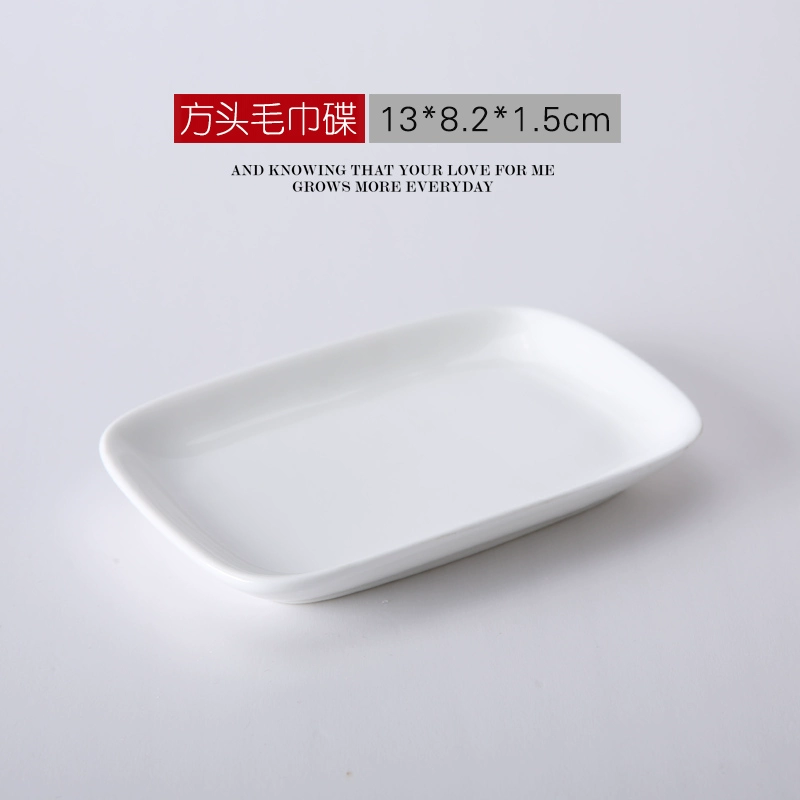 Ceramic tableware for hotel, set, 4 piece set