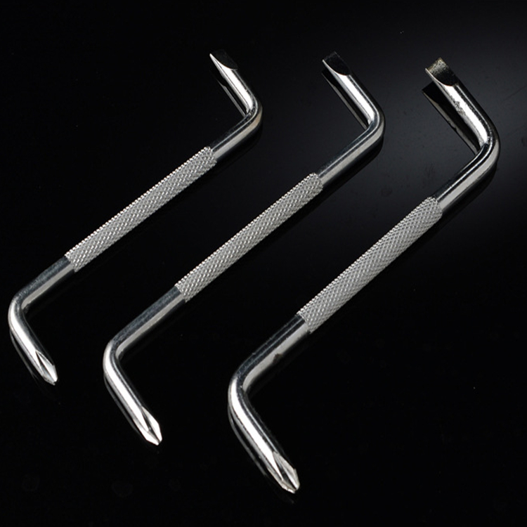 Herramientas de instalación de barrera para reparación de interiores de automóviles destornillador mini ultra corto tipo Z destornillador de cabeza de rábano cruz