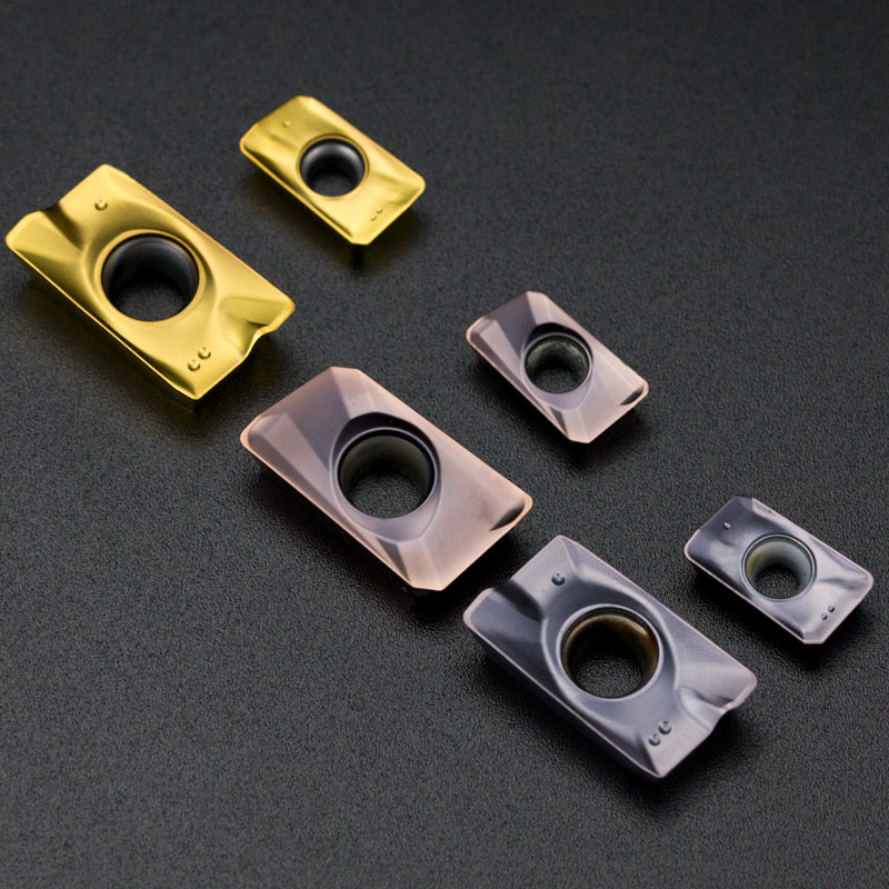 CNC fresador varilla de acero grano APMT1135 cuadrado 1604 aleación fresadora hoja de acero inoxidable