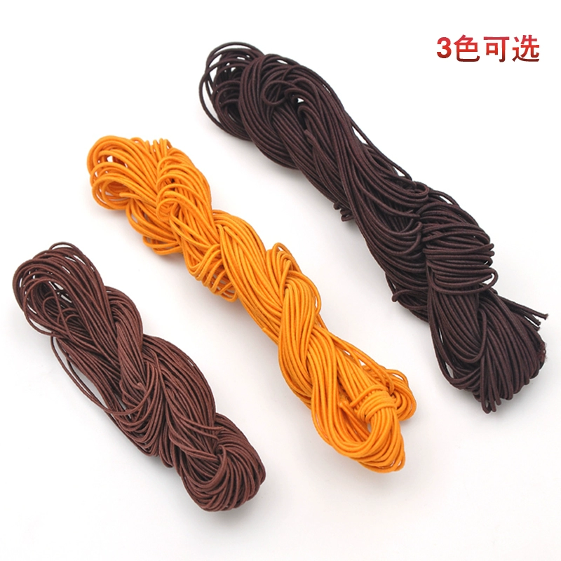 Совершенно новый эластичный шнур с сердцевиной для браслетов из бисера, кожаный шнур для браслета бодхи, аксессуары для шнура «сделай сам» со звездой и луной.