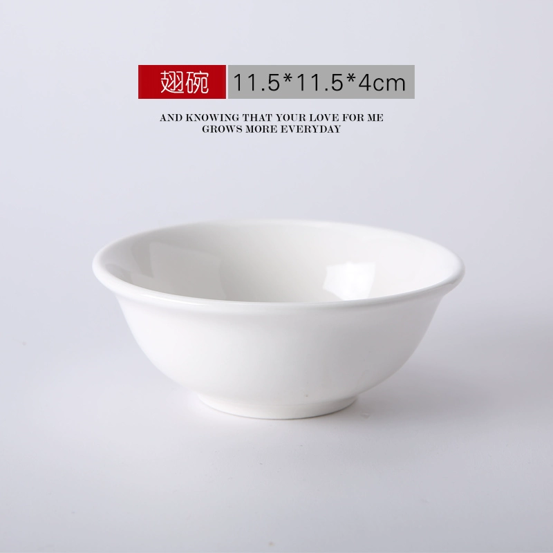 Ceramic tableware for hotel, set, 4 piece set