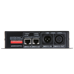 Llled Light Strip 5050 Colorful Rgbdmx512 Decoder Controller Dimming Switch Three Channels Four Channels