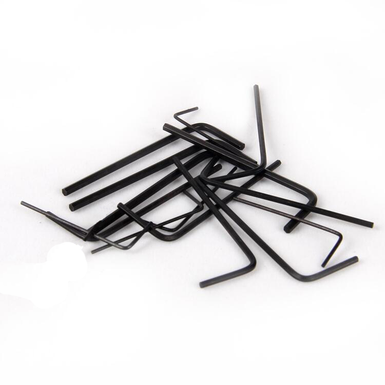 Llave hexagonal Llave pequeña en miniatura individual 0.7/0.9/1.27 2.5 3 4.5mm Hexagonal corto