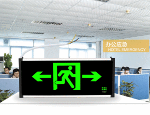New National Standard Export Sign Star Led Fire Emergency Light Emergency Exit Evacuation Sign Light