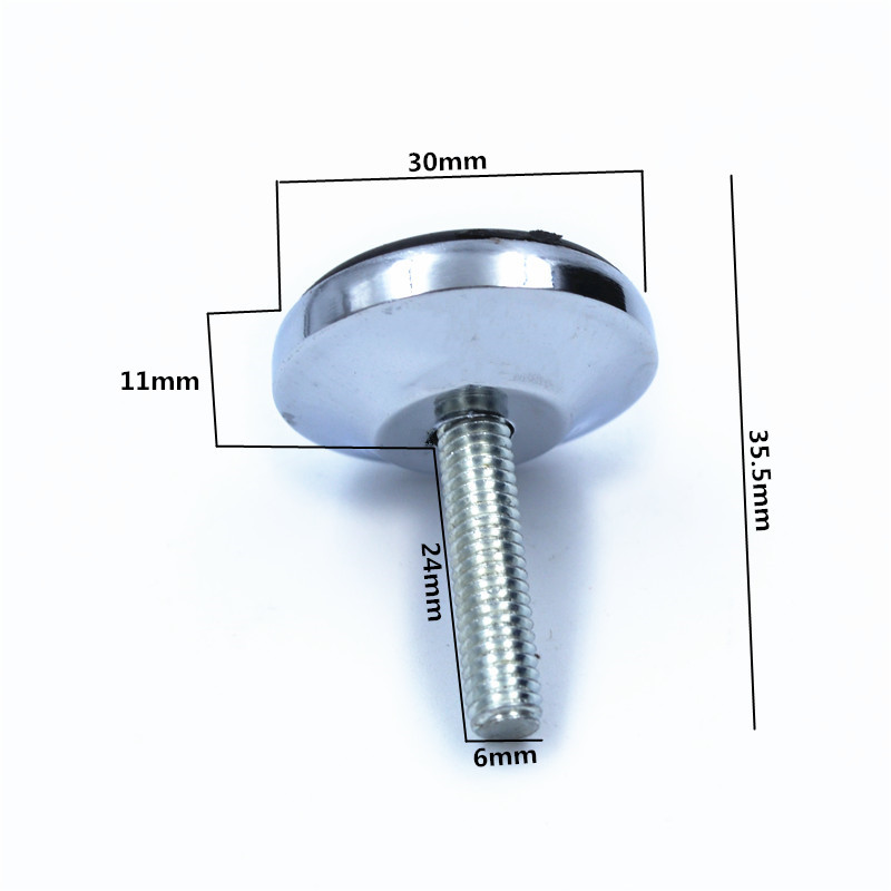 가구 조절 가능한 발/가구 발 패드 경적 발 조정 발 네일 데스크 조절 M6 나사 * 기본 30MM