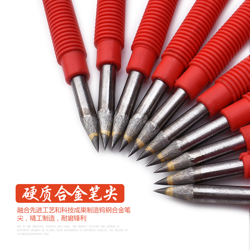 타일 절단 칼 타일 면도 바늘 드로잉 라인 마크 펜 텅스텐 강철 수동 포인터 도구 합금 다기능