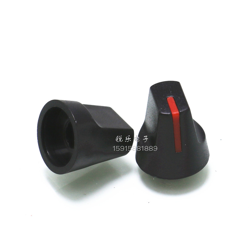 j8电位器轴旋钮帽1旋钮电位器旋钮调节6mm48塑料双色调节旋钮帽g3