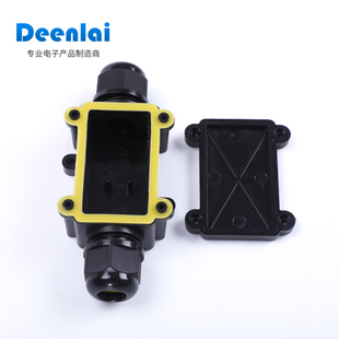 Ll Waterproof Junction Box with Terminal Outdoor Shell Ip68 One in and One Out Outdoor Plastic Mini Small Branch Terminal