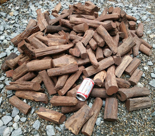 Laos Red Rosewood, Caesamia Grandis Corner Wood Carving Material, Conformable Craft Material, Cylindrical Carving Material