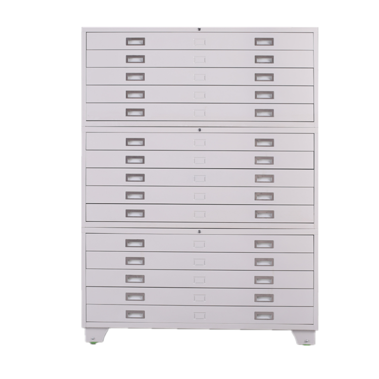 Gabinete A0 A1 cajón Gabinete de mapa Gabinete de dibujos Gabinete de película Gabinete de archivos Gabinete de hoja de hierro Cerradura de contraseña