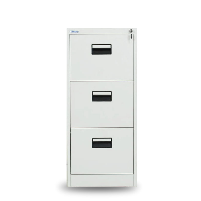 Tres o cuatro cubo del gabinete de archivos A4FC caja de tarjetas colgando datos de trabajo rápido tipo cajón con bloqueo archivos de hoja baja gabinete