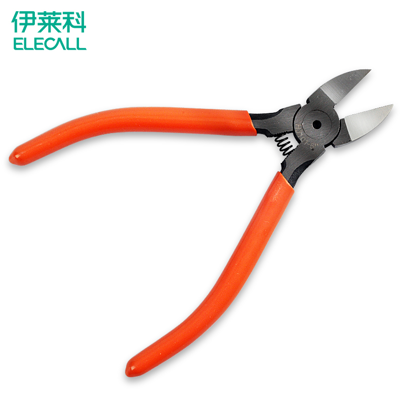 伊莱科迷你型水口钳HJ1-5 5寸6寸斜口钳剪钳剪线钳斜嘴钳工具钳