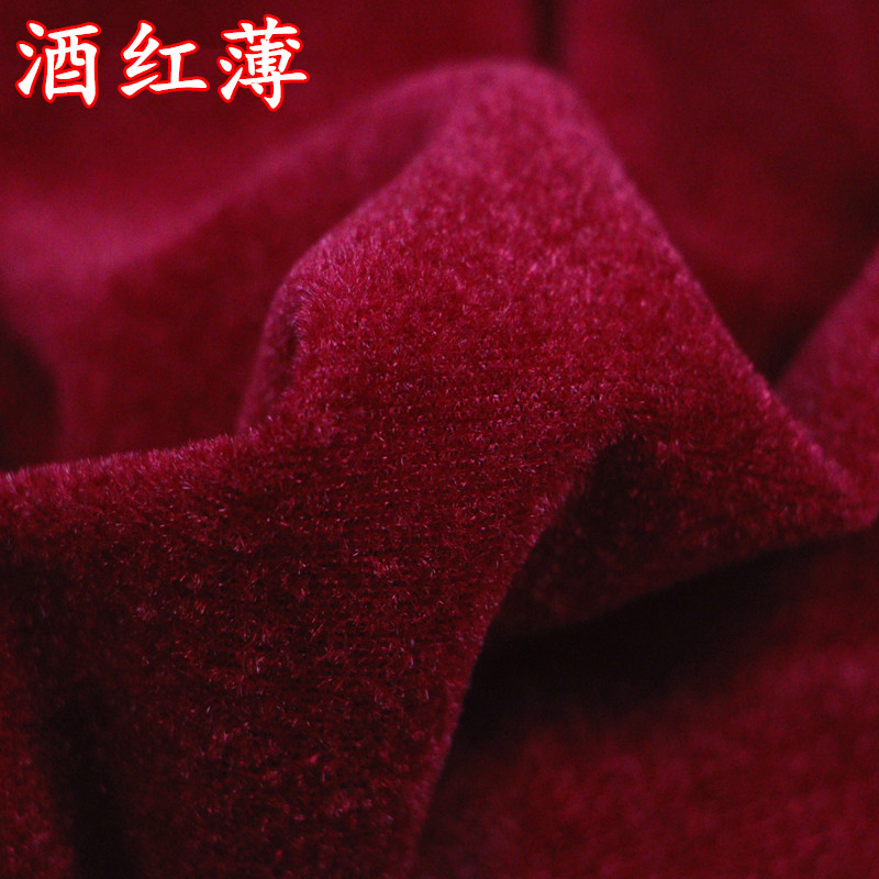 Tejido de terciopelo dorado tela de terciopelo espesa tela de fondo de boda roja negra tela de mesa de conferencia tela de piso