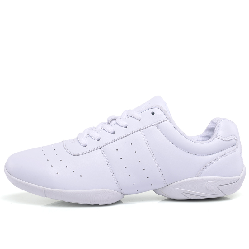 Zapatos aeróbicos deportivos, zapatos blancos, zapatos deportivos, zapatos de entrenamiento para mujeres, zapatos de competencia, zapatos suaves para niños