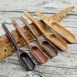 Ebony Tea Spoon, Bamboo Tea Shovel, Tea Spoon, Kung Fu Tea Set, Tea Ceremony Accessories