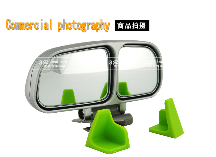 3R Car Rearview Mirror, Coach Mirror, Reversing Assist Mirror, Blind Spot Mirror, Wide-Angle Mirror with Adjustable Angle