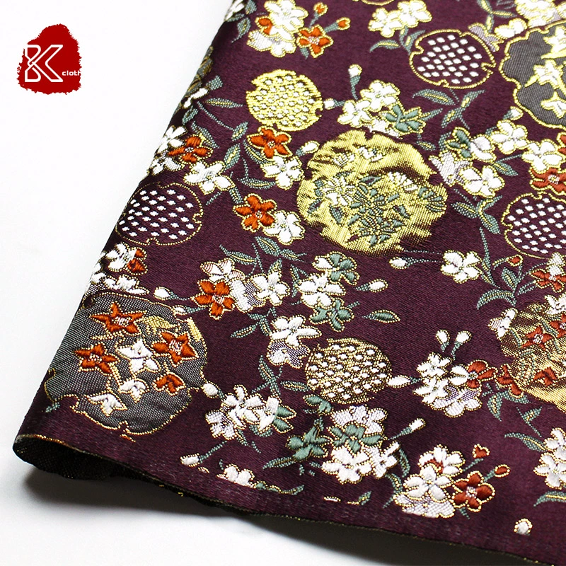 Japanese cloth flower-shaped, brocade