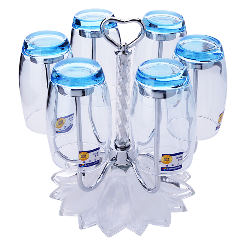 Creative glass holder stainless steel for home use